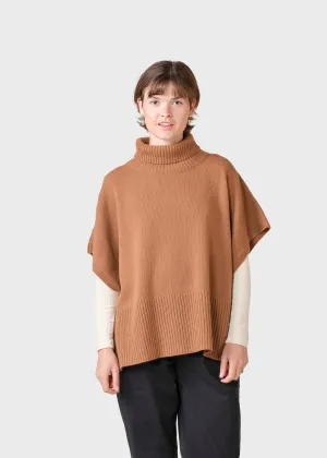 Alba knit poncho - Camel