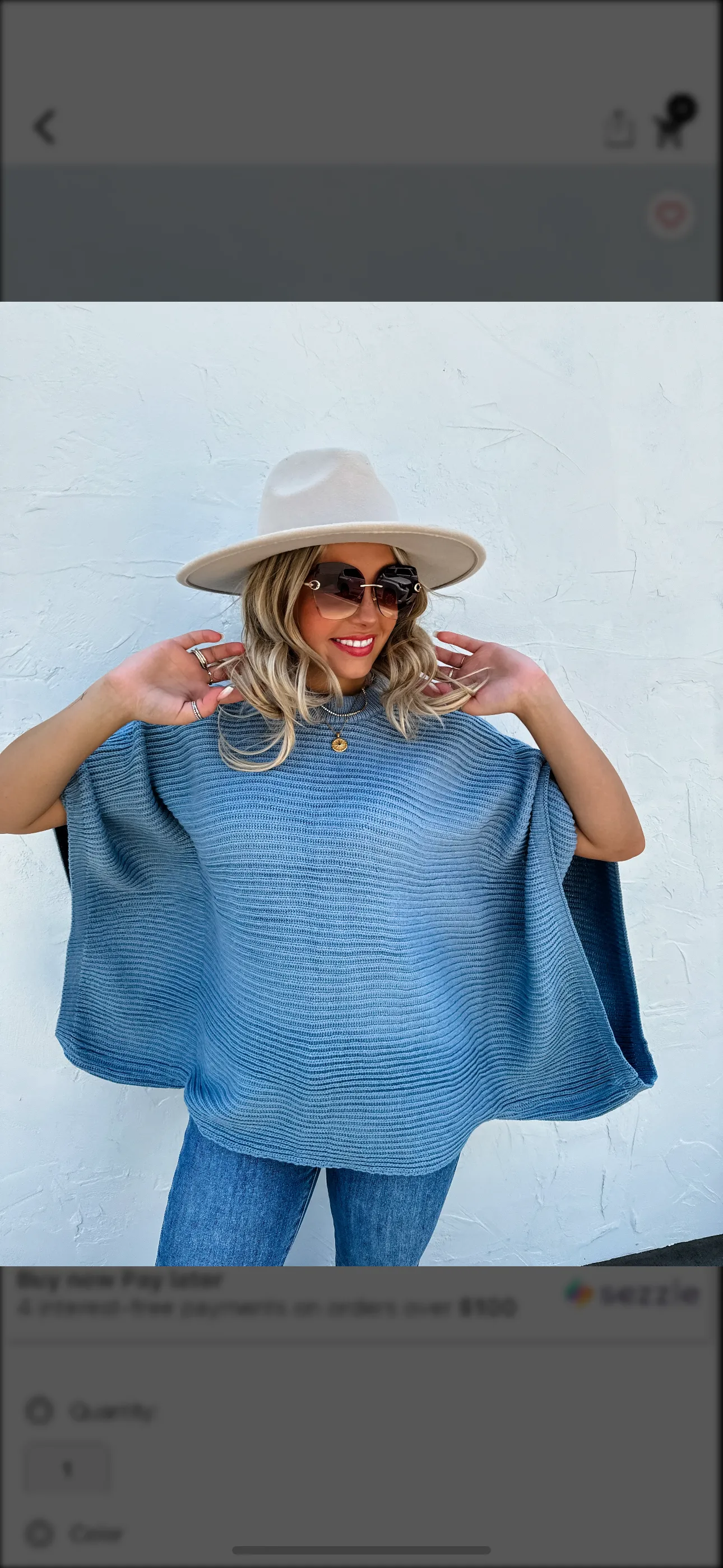 BLAKELEY Meg Poncho |SFB