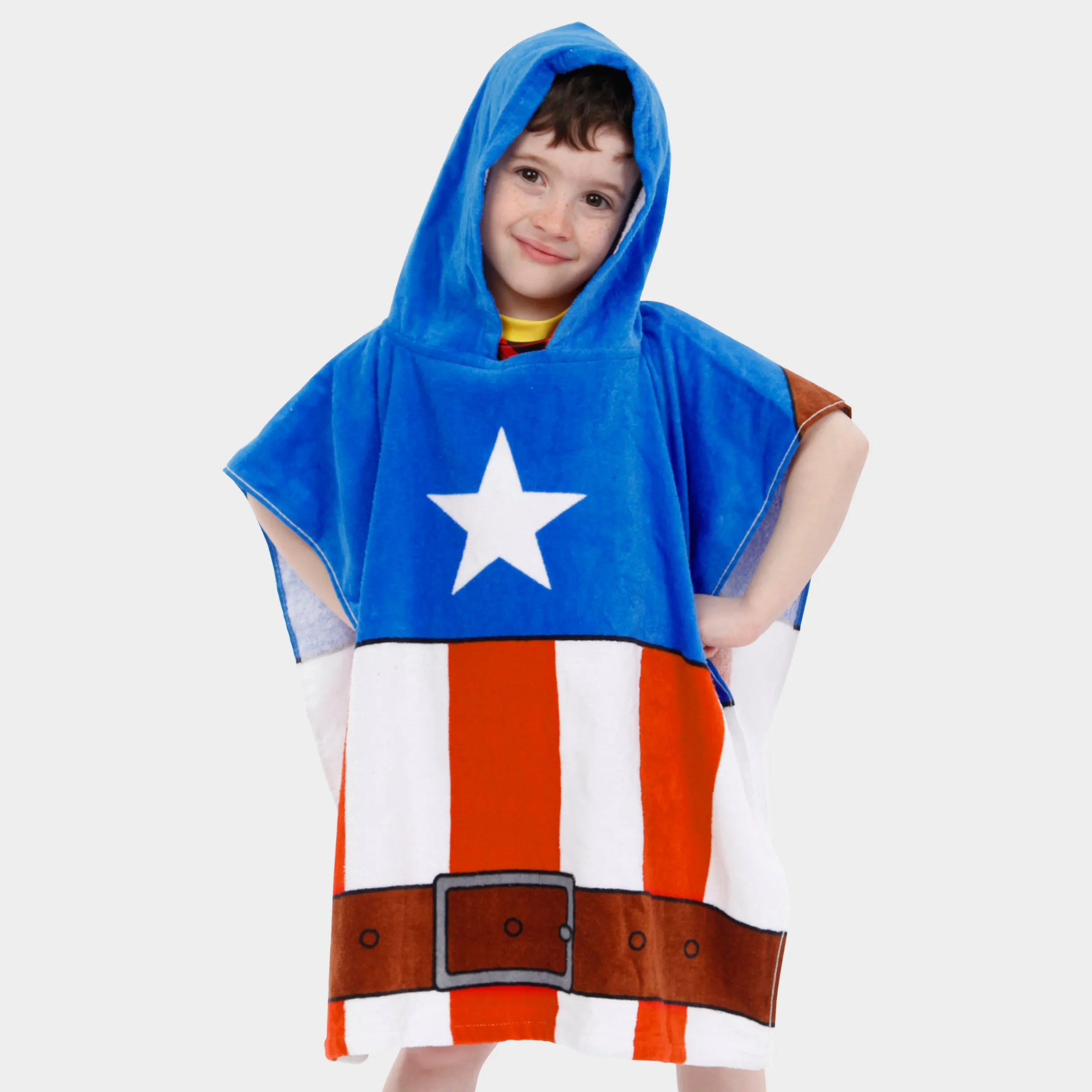 Captain America Towel Poncho