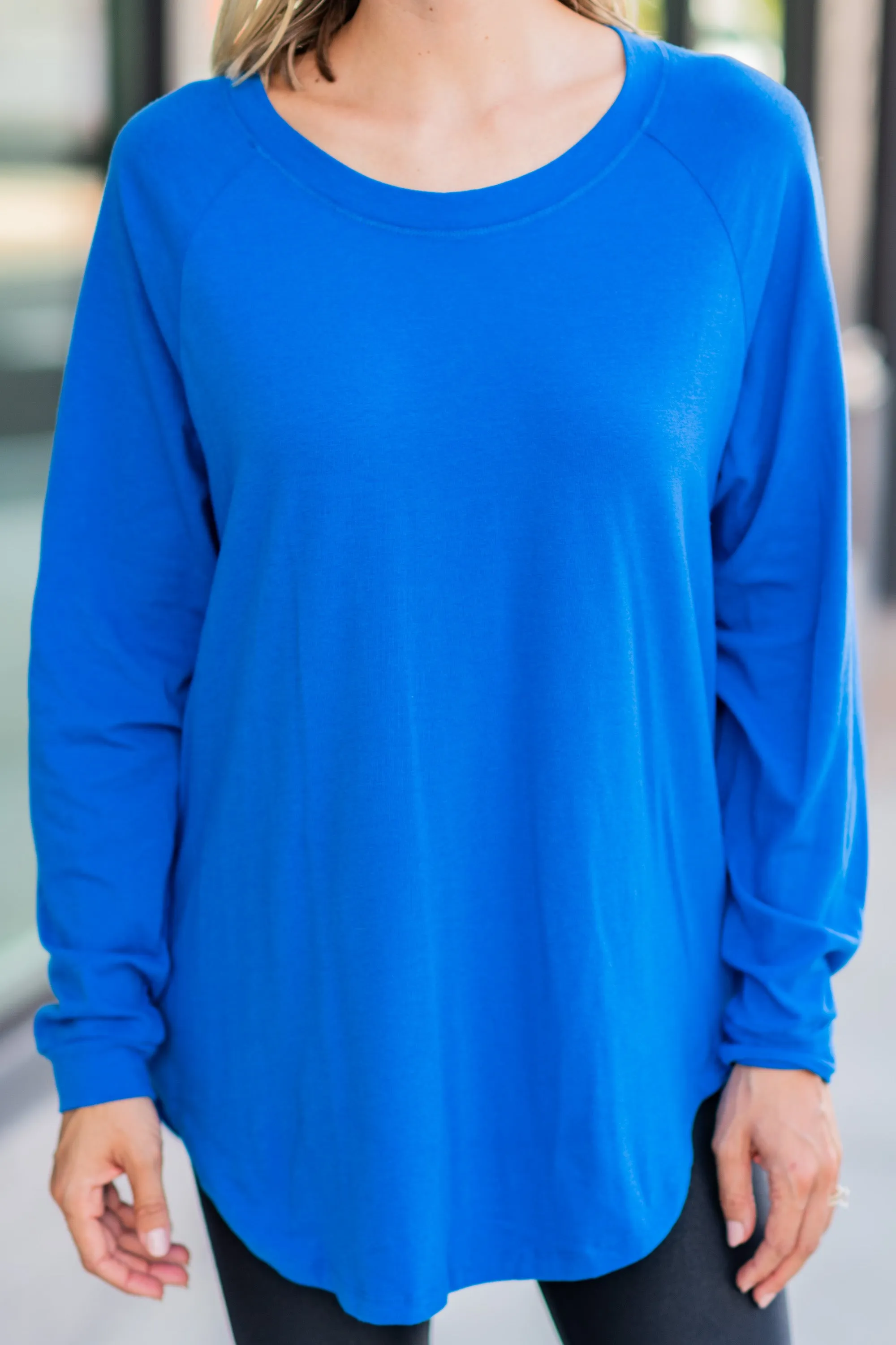Easy Like Sunday Cobalt Blue Tunic