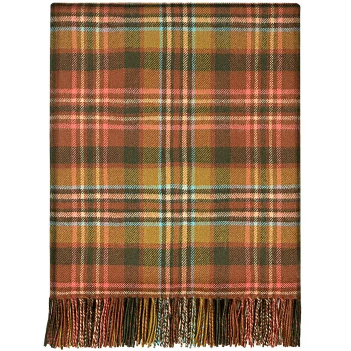 Georgia Poncho in Green Antique Tartan Poncho