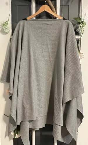 Grey Poncho O/S