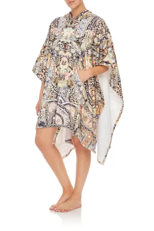 HOODED TOWEL PONCHO MOTO MAIKO