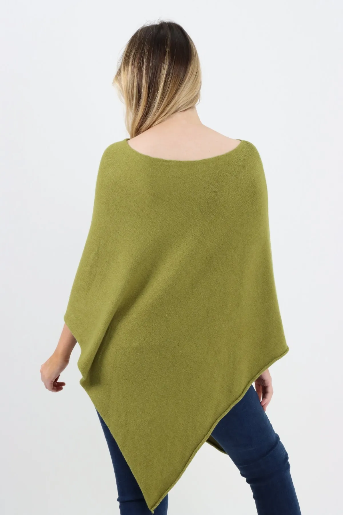 Italian Knitted Lagenlook Star Poncho