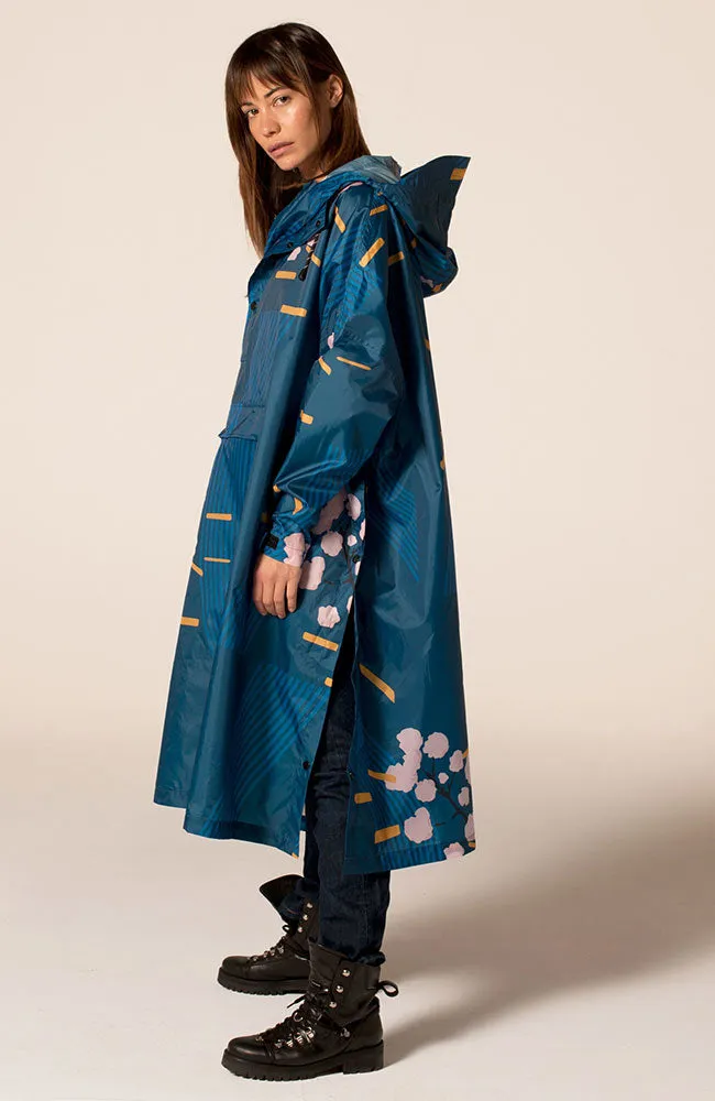 Japanese Blossom Poncho