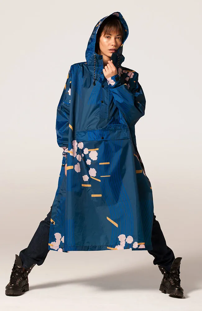 Japanese Blossom Poncho