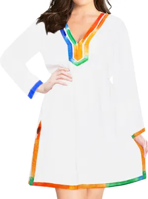 La Leela Kimono Blouse Bikini Swimwear Swimsuit Beach wear Long Sleeve Cover up