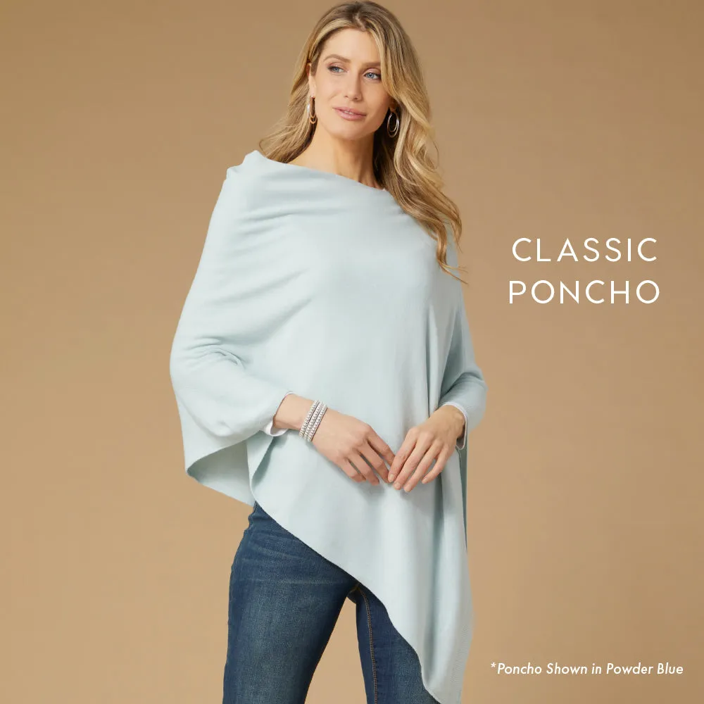 Lightweight Poncho - Aspen Gold - Final Sale