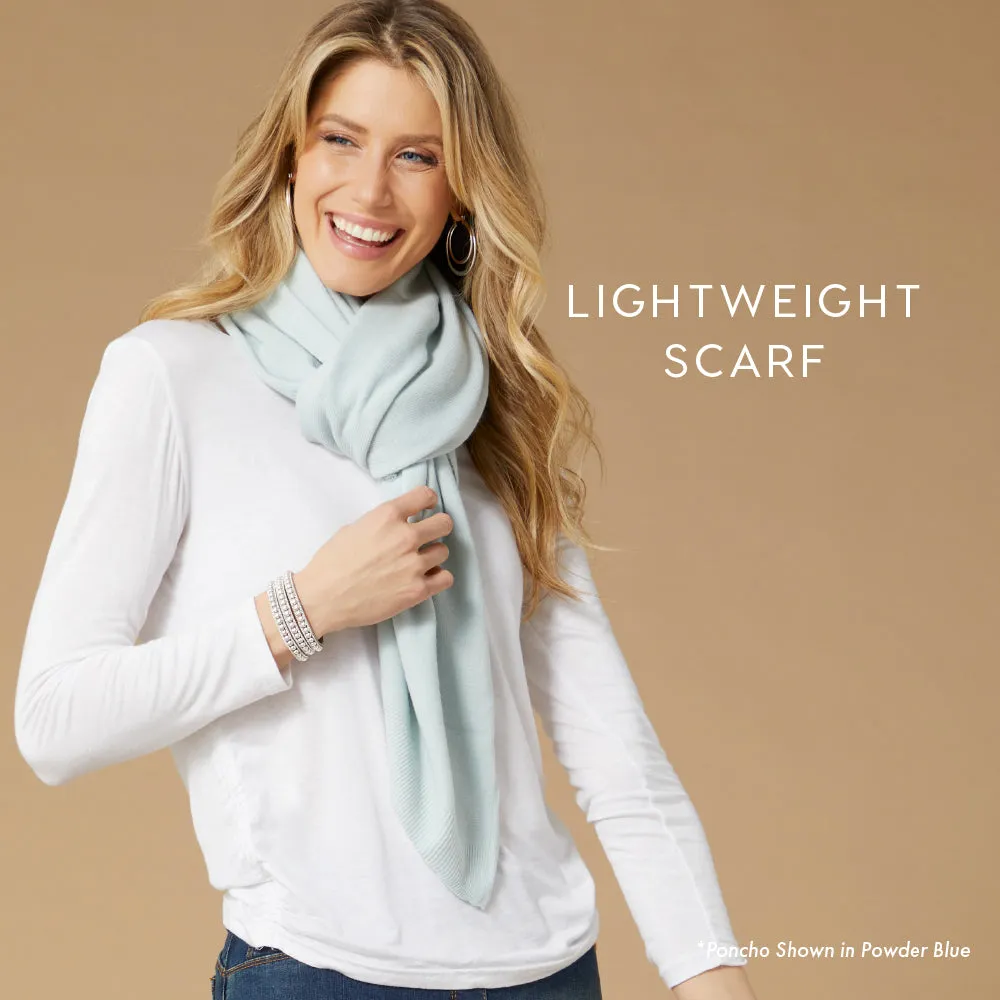 Lightweight Poncho - Aspen Gold - Final Sale