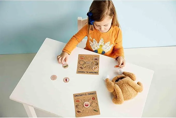Mud Pie Kids Thanksgiving Turkey Tunic and Autumn Legging Girls 2 Pc Set