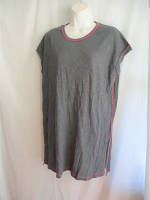 NEW NATURAL LIFE GIVE LOVE LAUGH Tee 100% Cotton T-Shirt Top XS BLUE