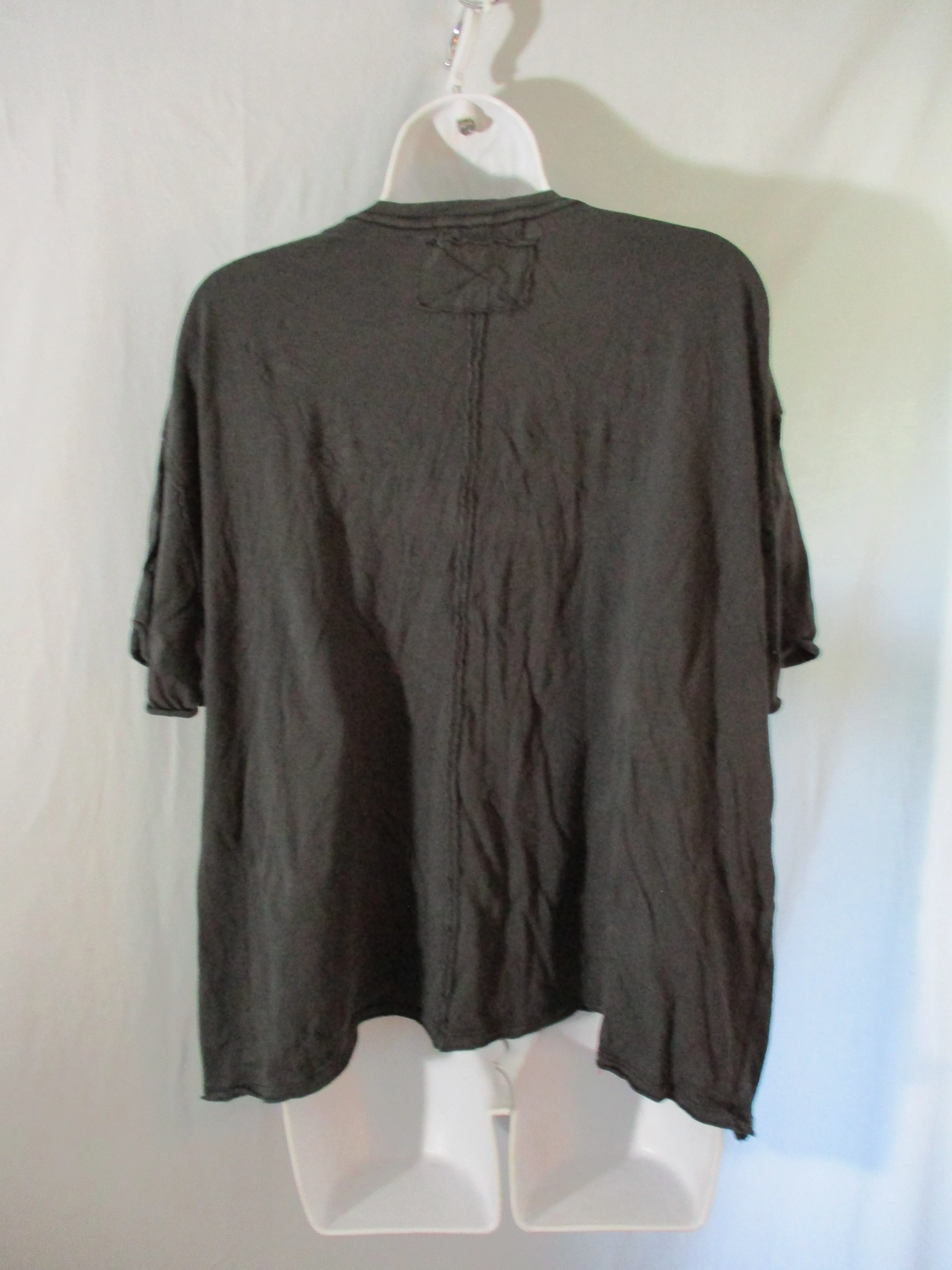 NEW WE THE FREE PEOPLE Tee 100% Cotton T-Shirt Top L NAVY BLUE