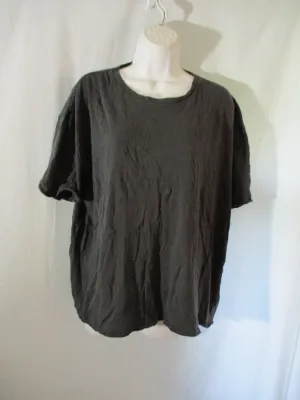 NEW WE THE FREE PEOPLE Tee 100% Cotton T-Shirt Top L NAVY BLUE