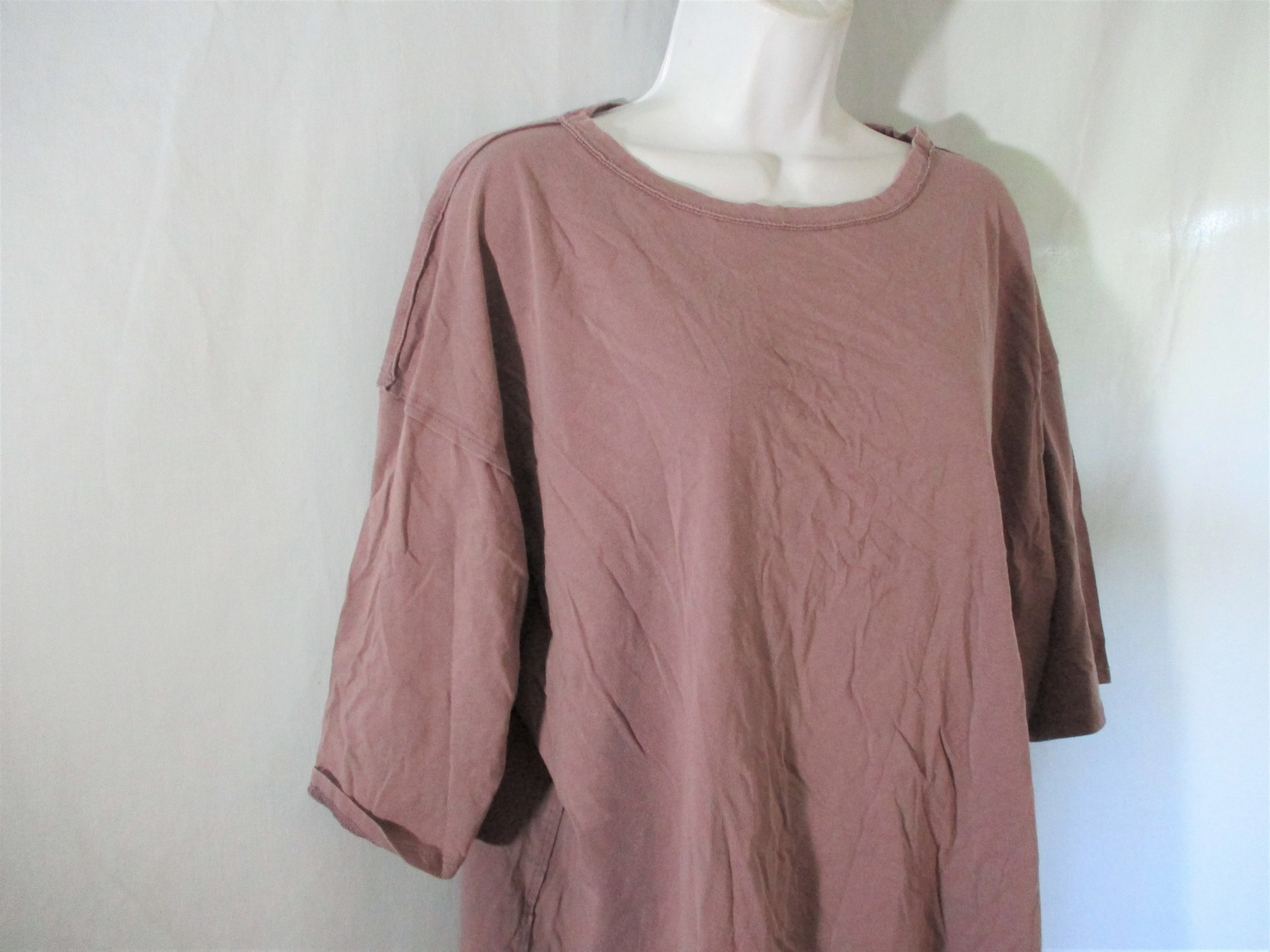 NEW WE THE FREE PEOPLE Tee 100% Cotton T-Shirt Top XS LILAC PURPLE