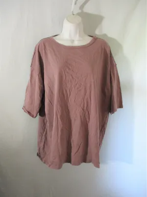NEW WE THE FREE PEOPLE Tee 100% Cotton T-Shirt Top XS LILAC PURPLE