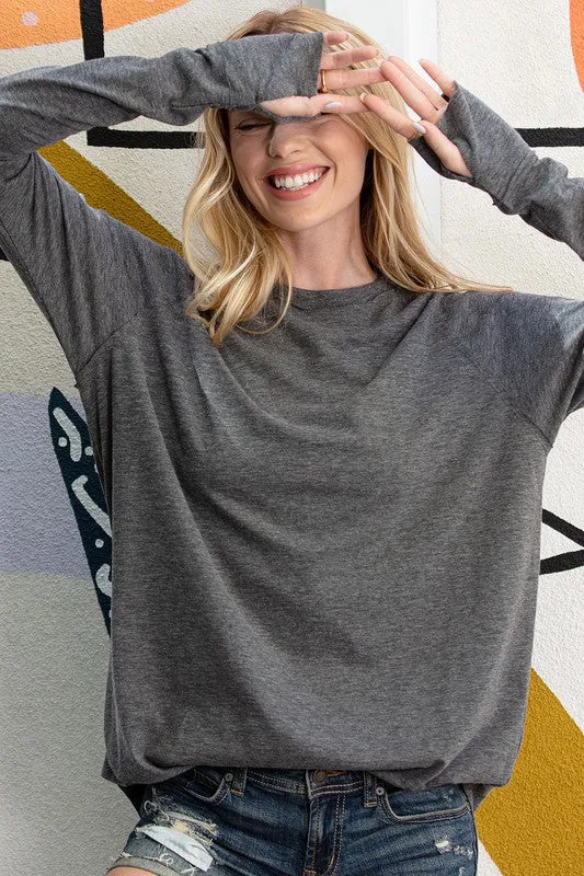 On the Move Thumbhole Tunic Tee (6 Colors)