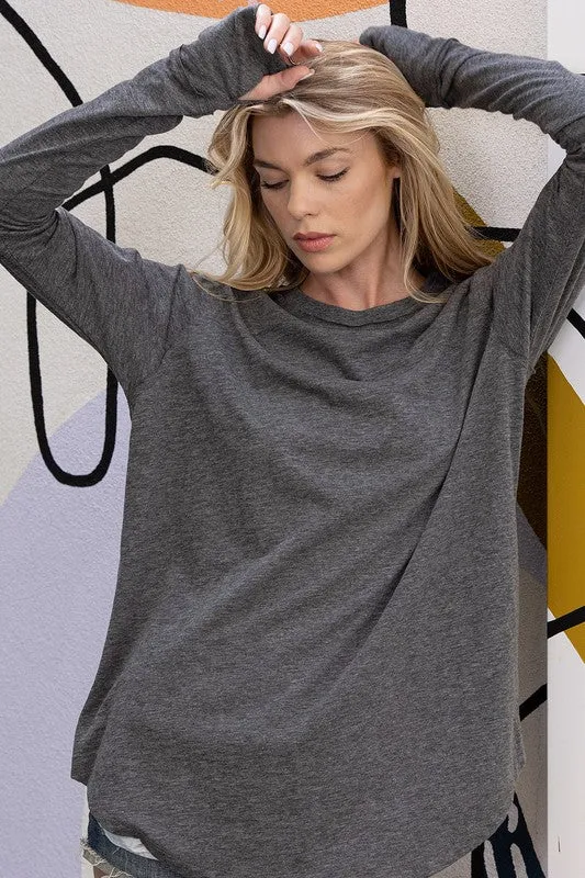 On the Move Thumbhole Tunic Tee (6 Colors)