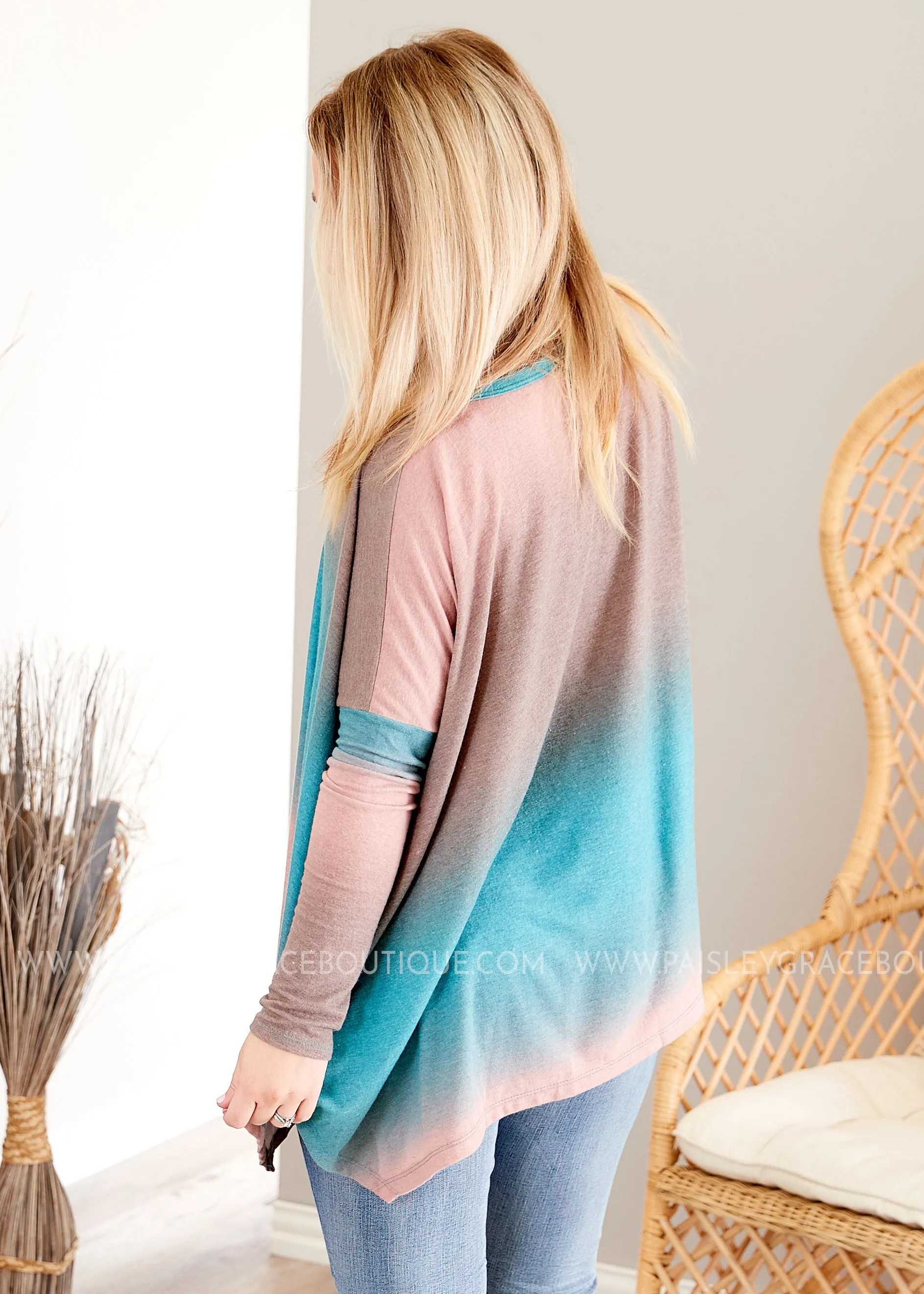 Painted Desert Poncho Top - FINAL SALE