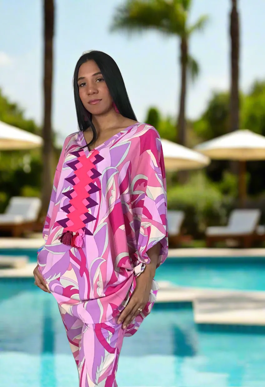 Poncho Pintas Ngabe Pucci Gigante | Handcrafted Elegance | Nido Shop