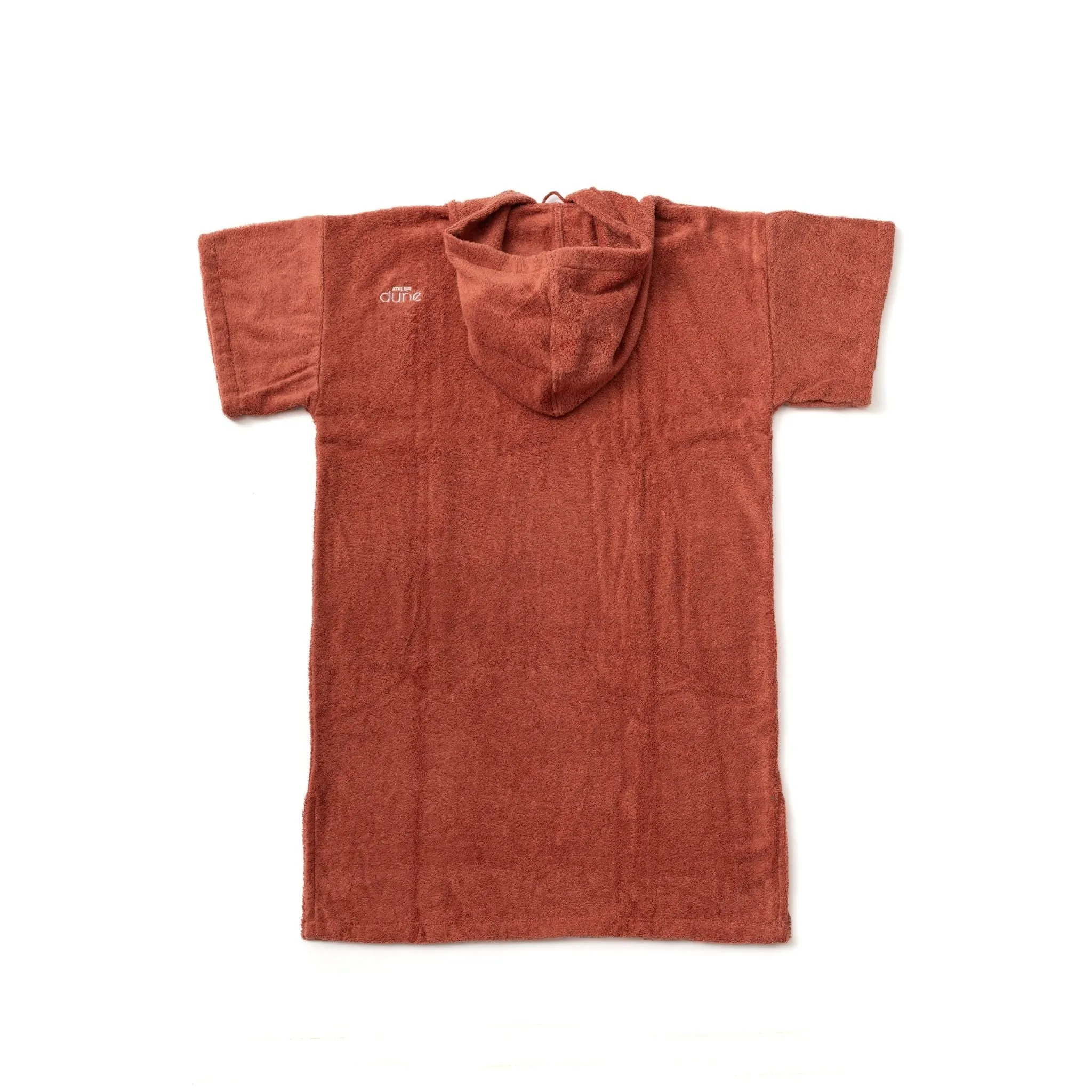 Poncho Premium coton bio - Terracotta