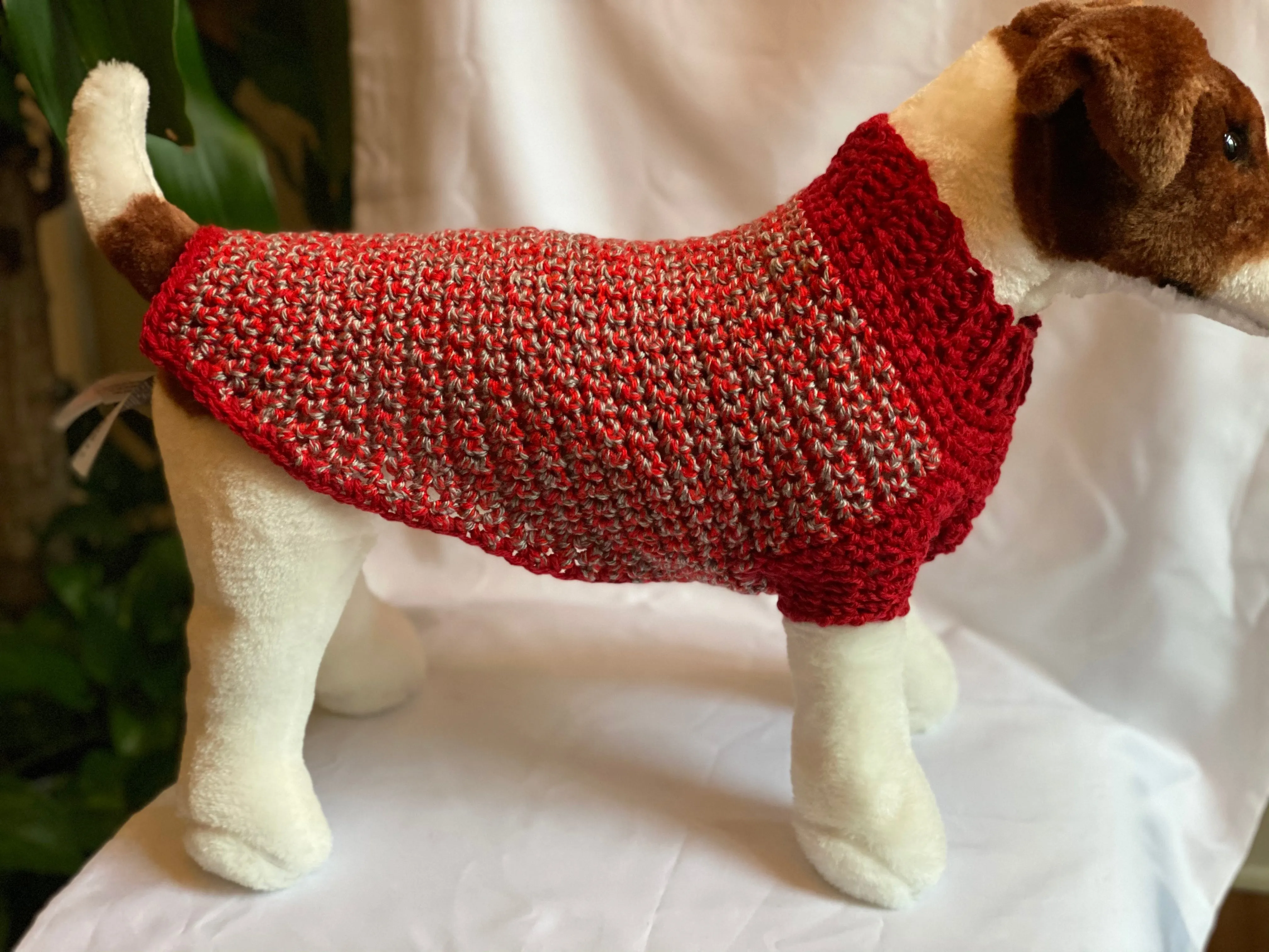 Red and Gray Christmas Sweater