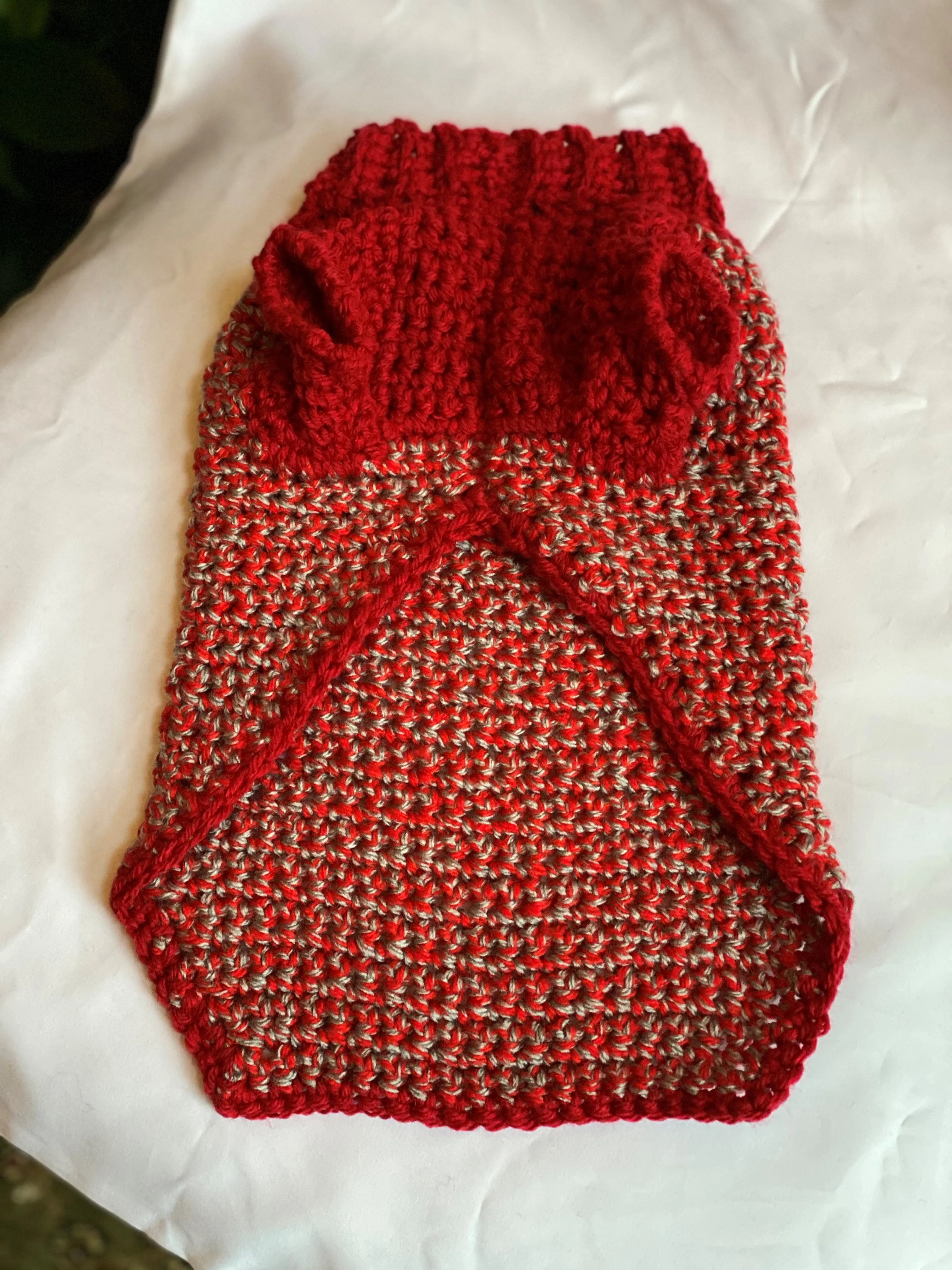 Red and Gray Christmas Sweater