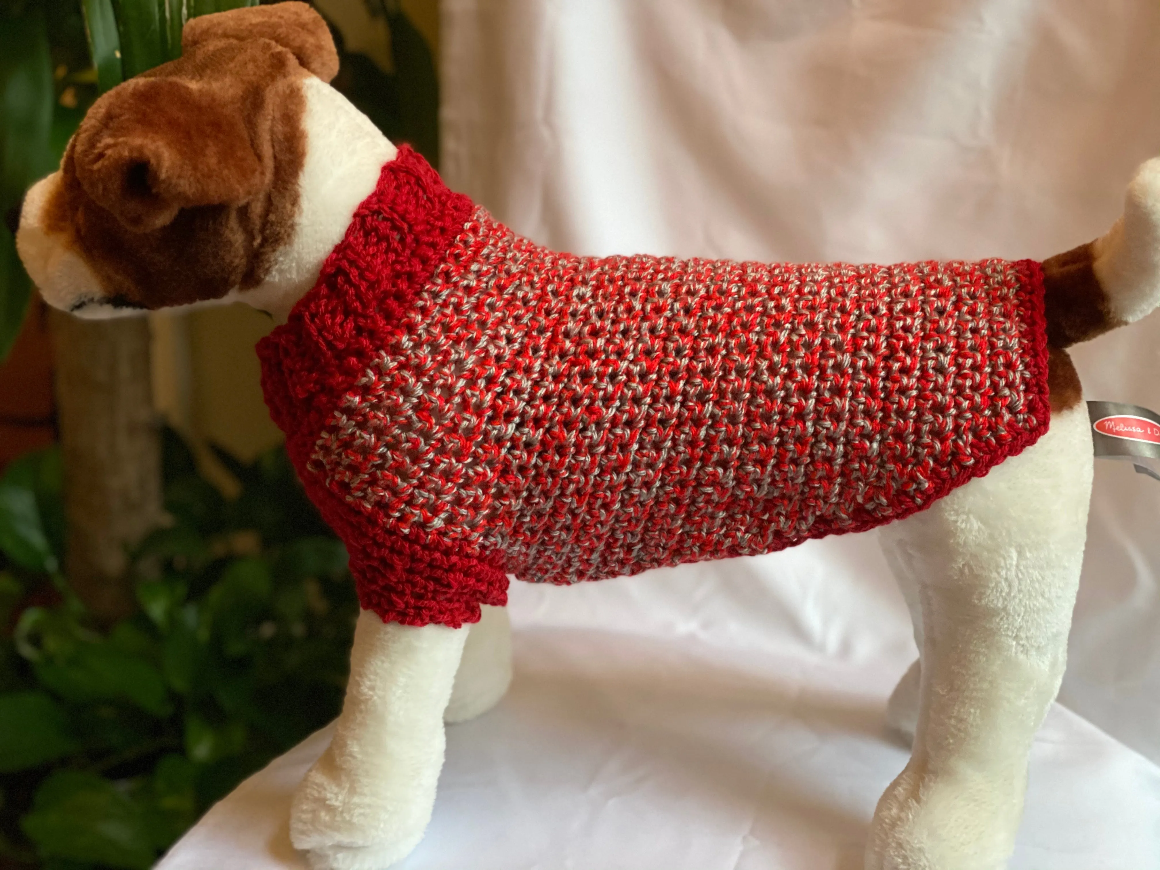 Red and Gray Christmas Sweater