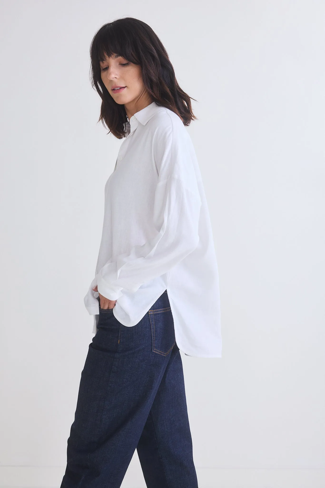 Refine Oversized Linen Tunic