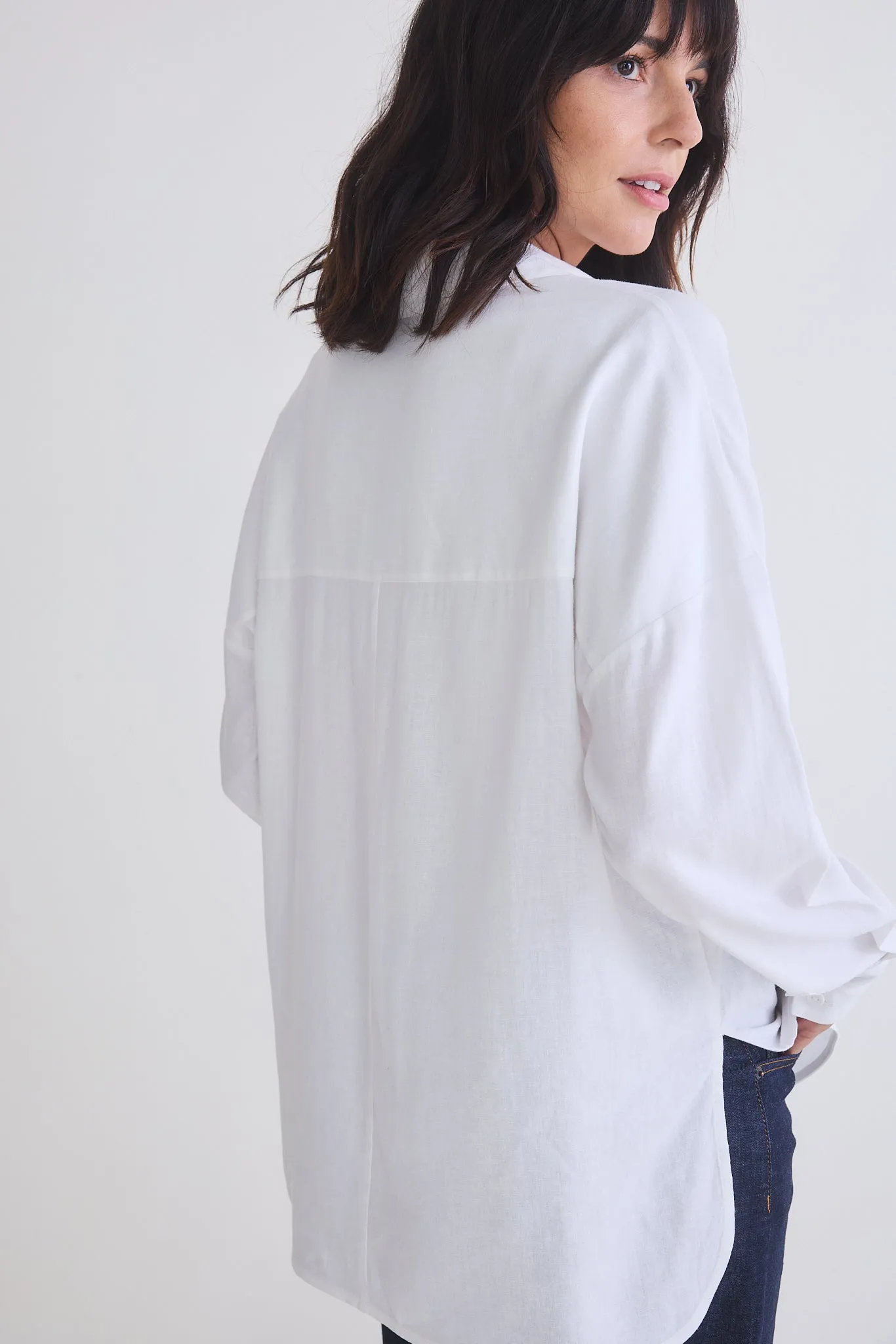 Refine Oversized Linen Tunic