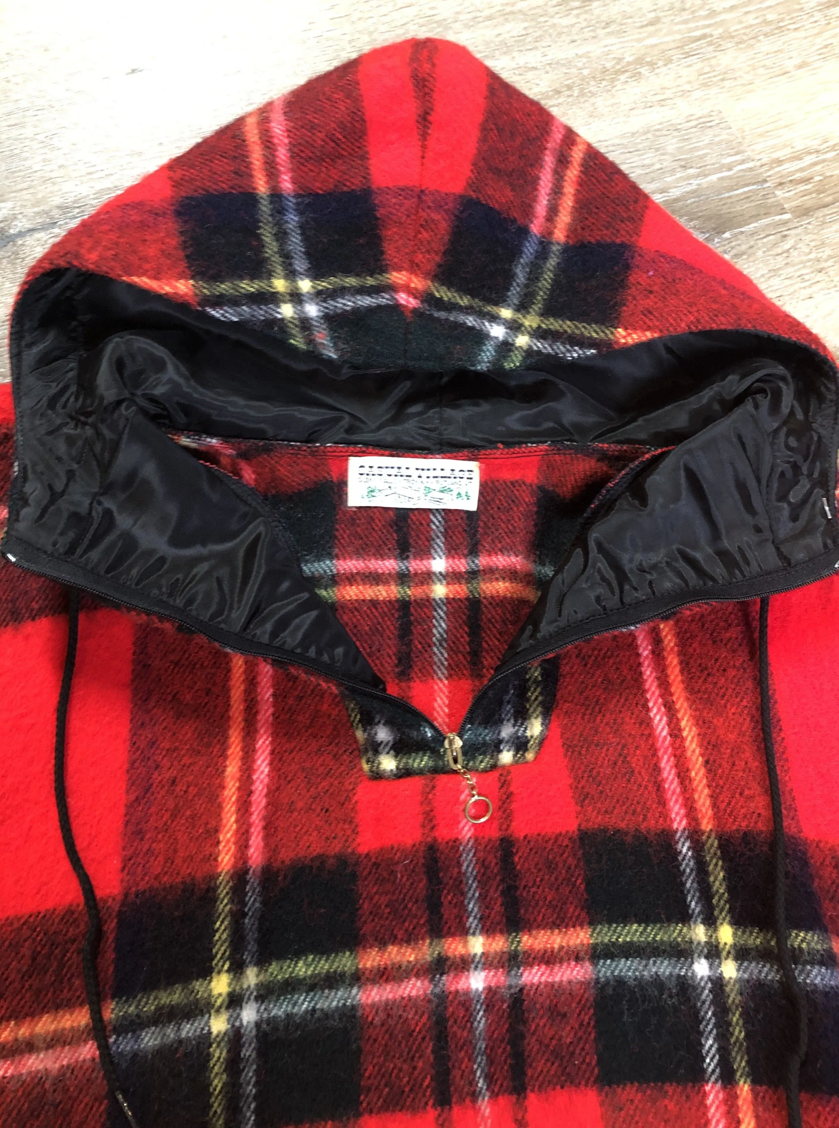 Royal Stewart Tartan Wool Cape