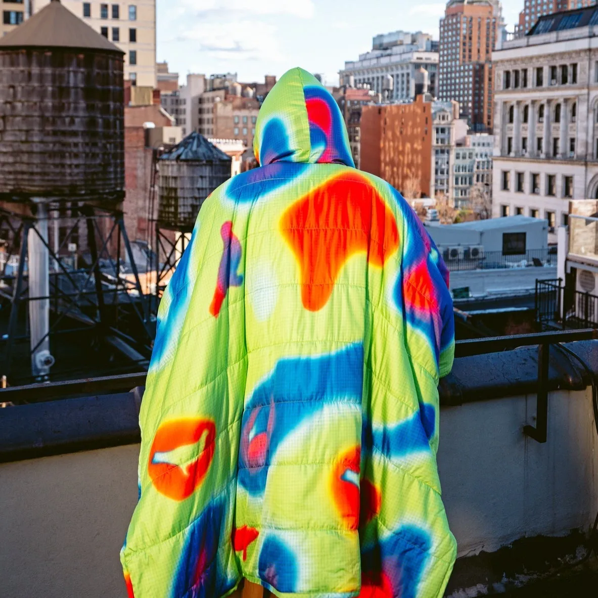 STAPLE X POLER PONCHO