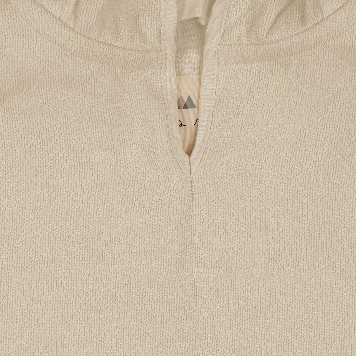 Terry Embroidered Poncho in Tiger by Konges Sløjd