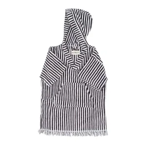 The Mini Poncho - Lauren's Navy Stripe