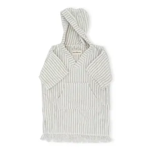 The Mini Poncho - Lauren's Sage Stripe