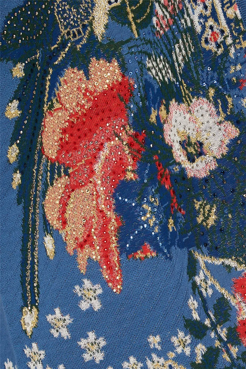 THROW OVER PONCHO FARAWAY FLORALS