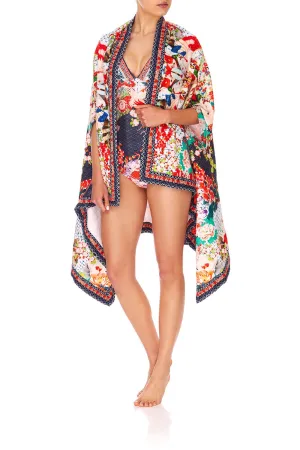 TOWEL PONCHO GEISHA GIRL