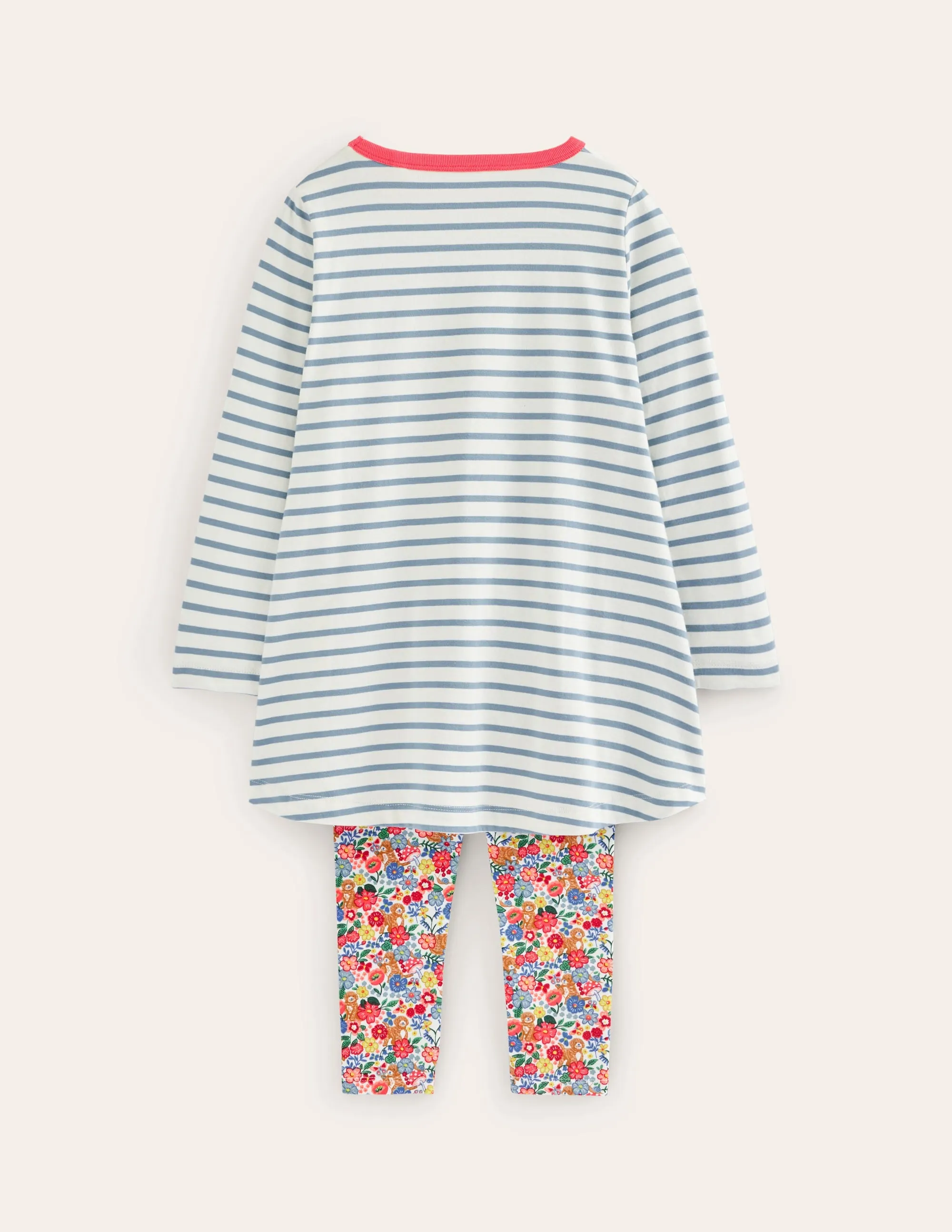 Tunic and Leggings Set-Dusk Blue/Ivory