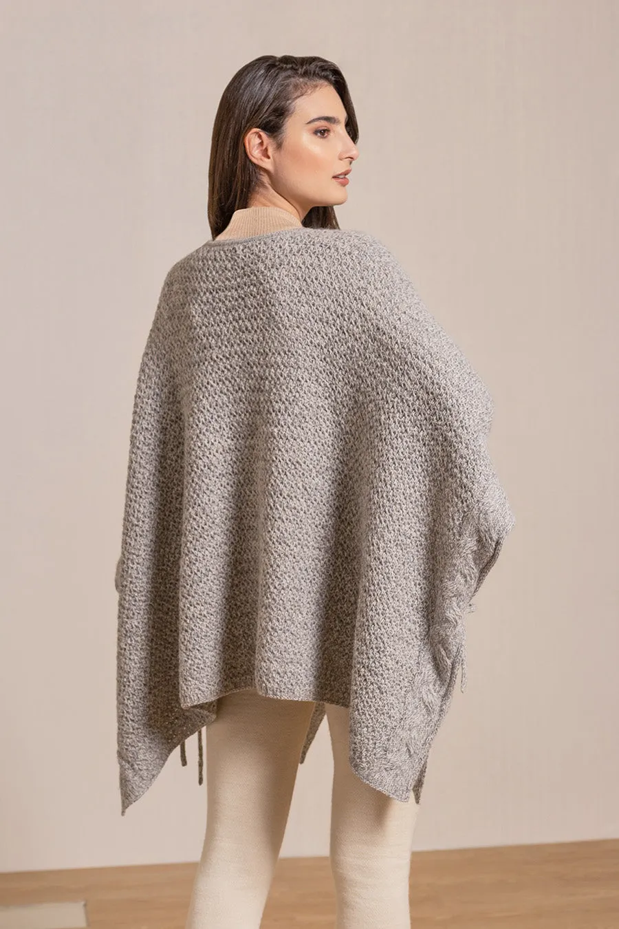 Valdivieso Poncho Baby Alpaca Color Londra