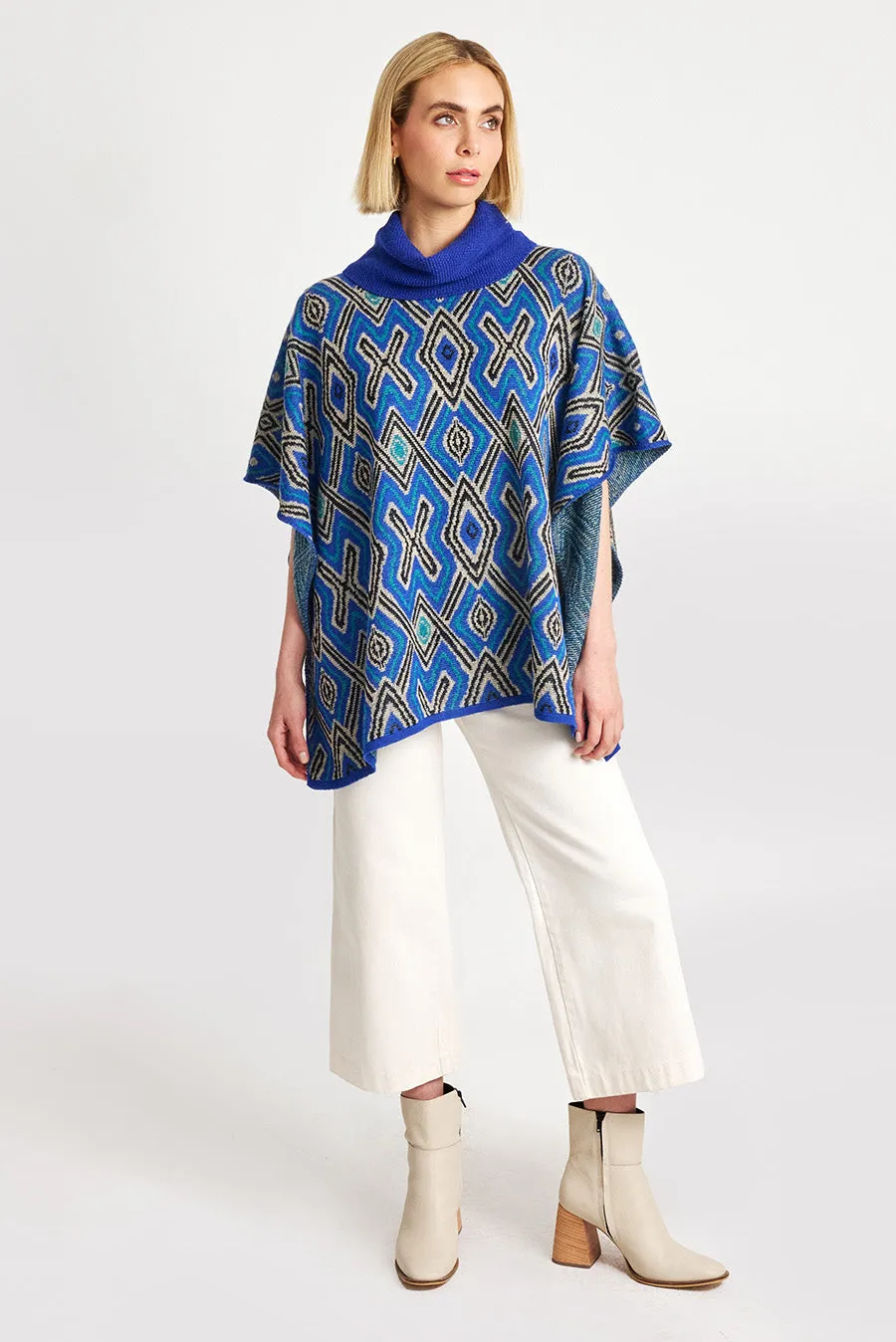 Wakosky Poncho Baby Alpaca Color Atitlan