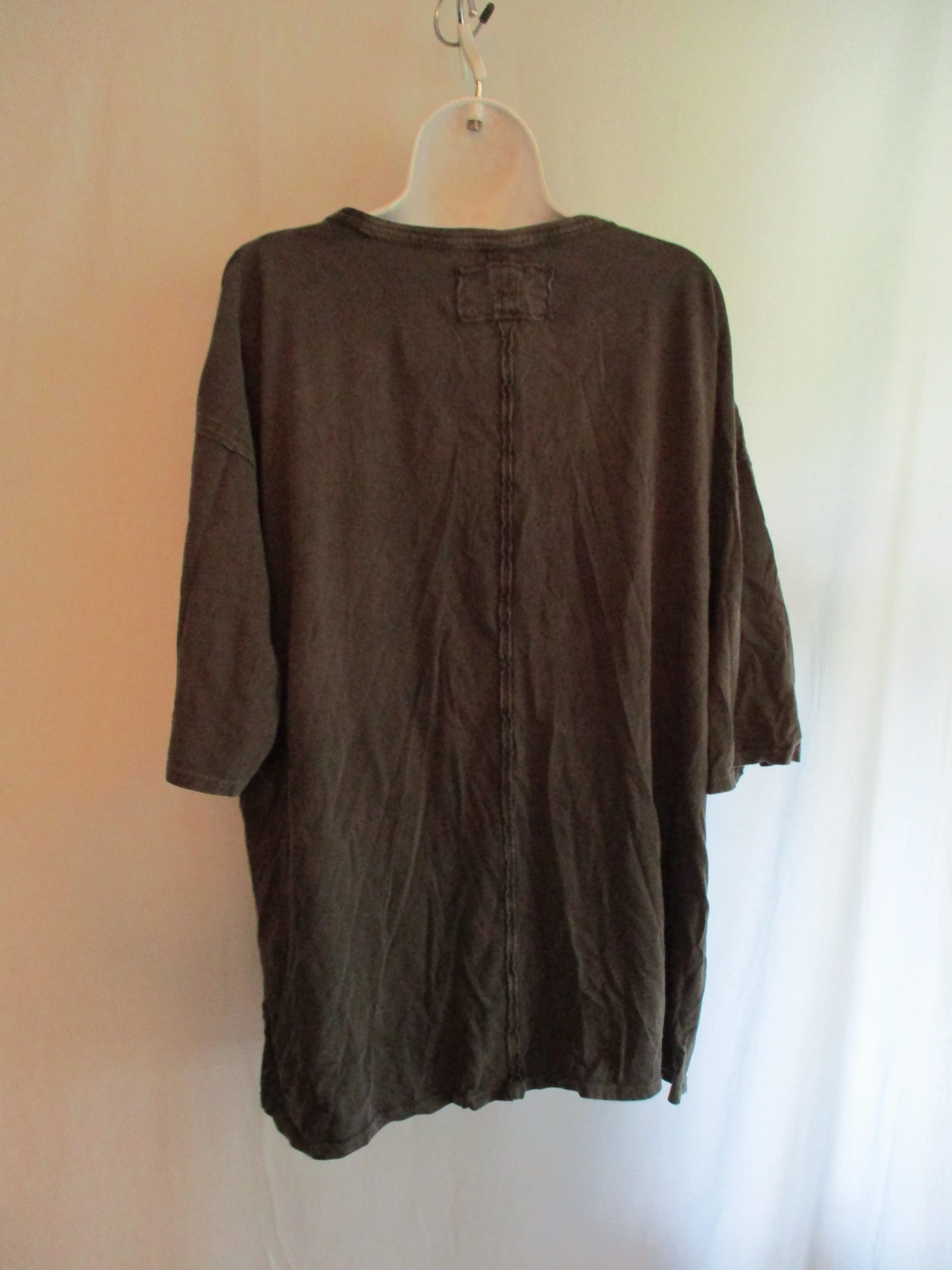WE THE FREE PEOPLE  Tee 100% Cotton T-Shirt Top M/L GREY CREWNECK