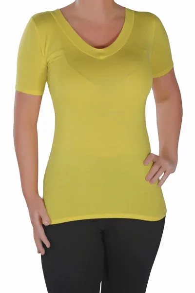 Yana Short Sleeve V Neck T-Shirt